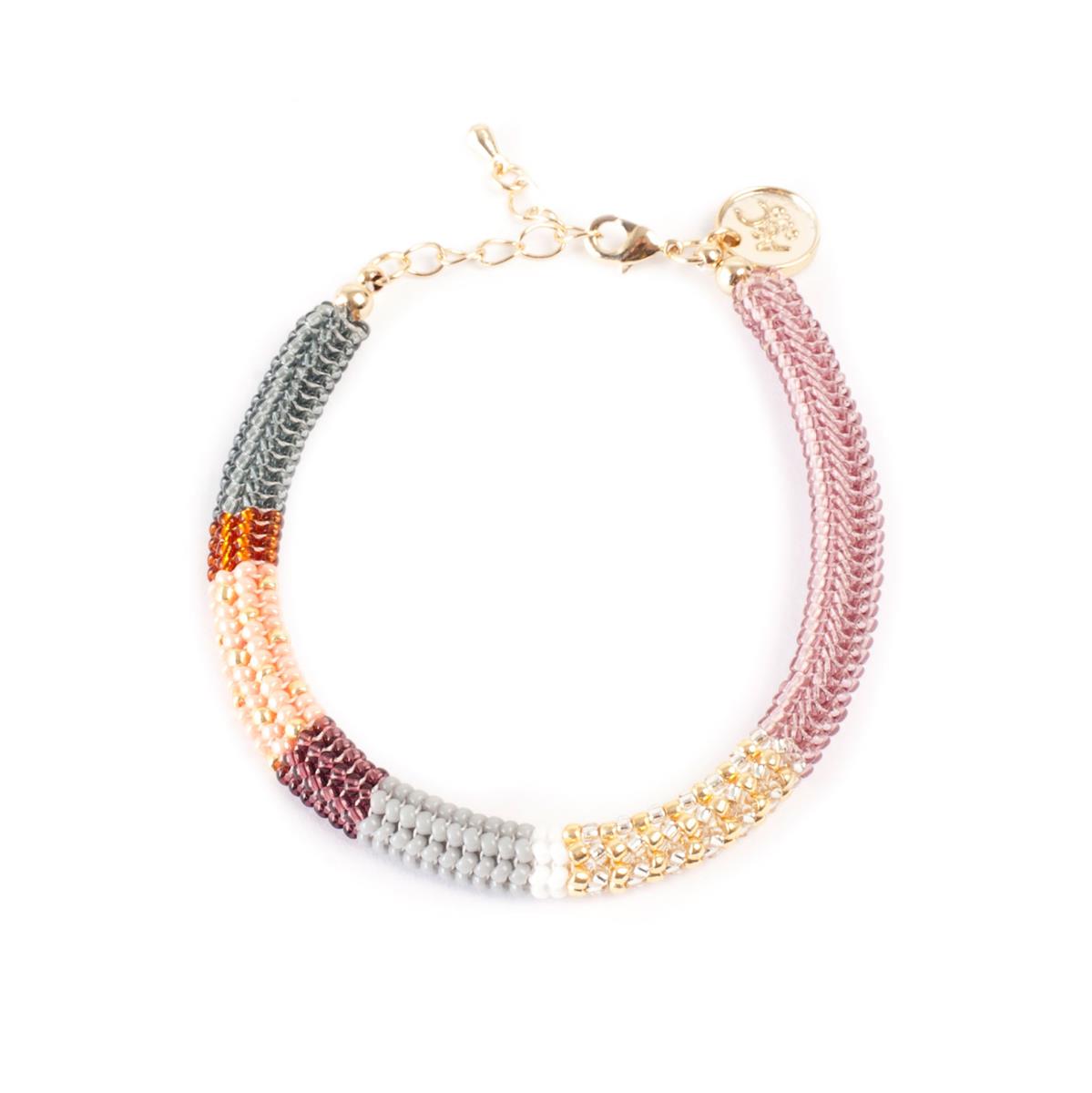 Armband - Bleikt - Miyuki