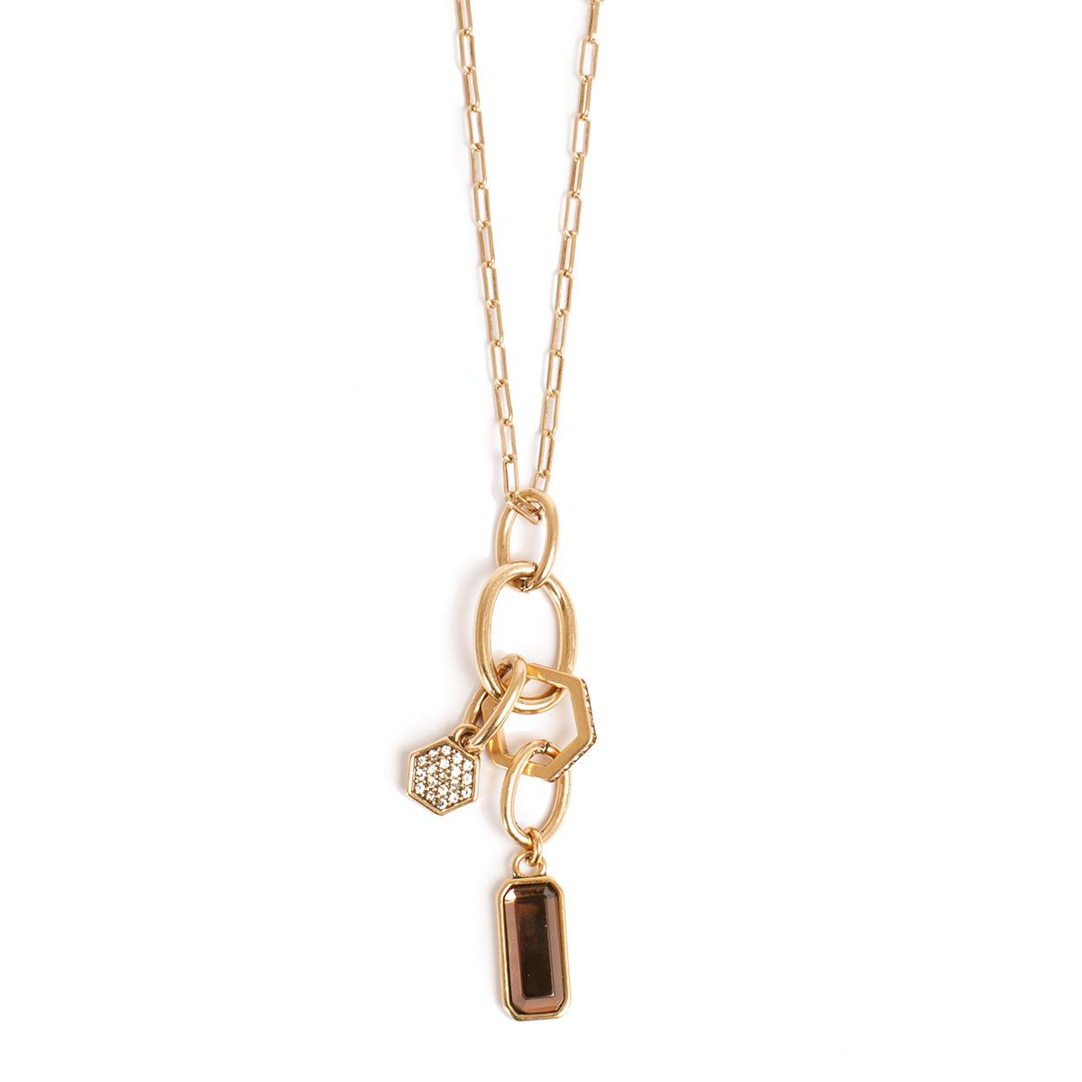 Hálsmen- Elegant Jewels - Marsala- Síð