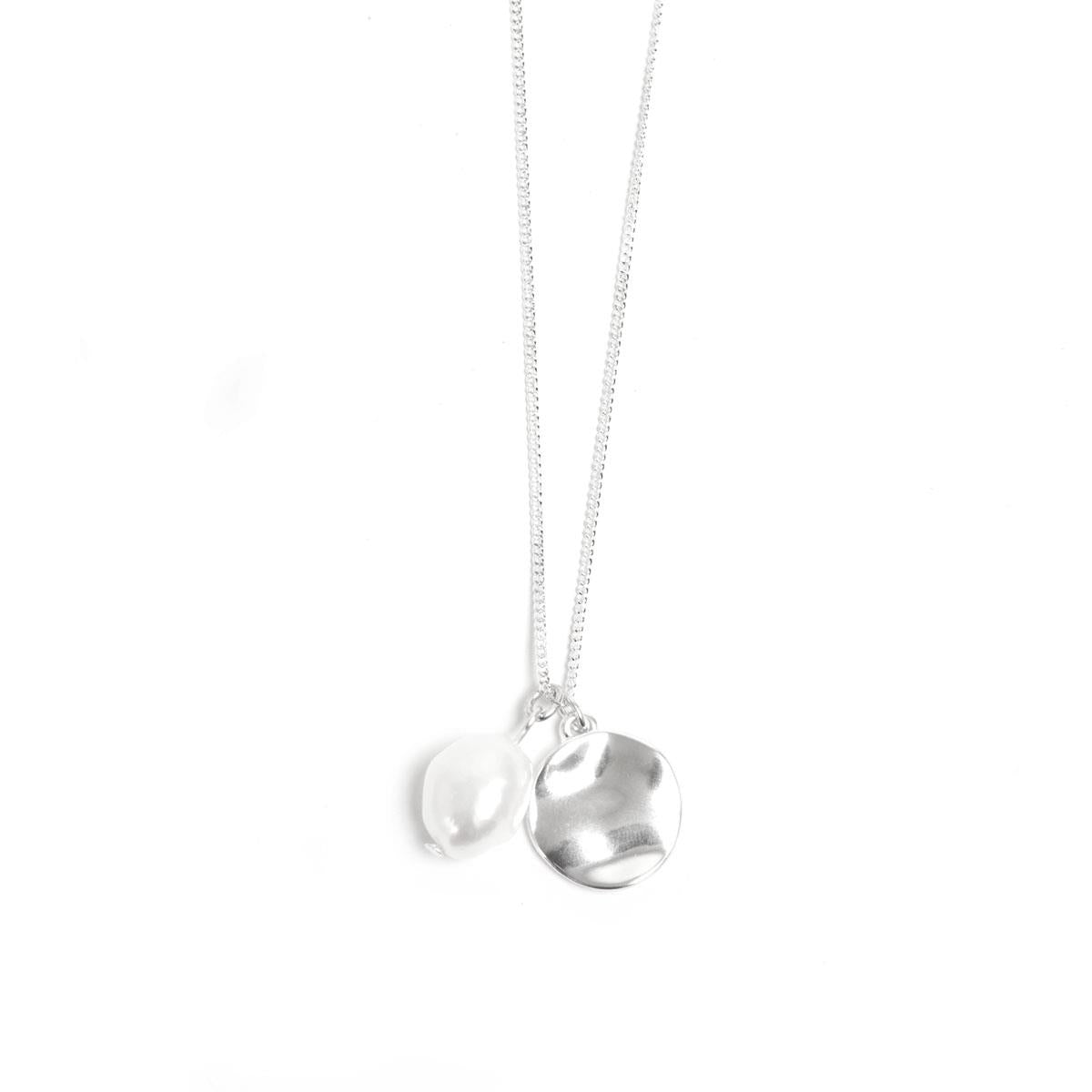 Hálsmen - Freshwater Pearls- Silfur