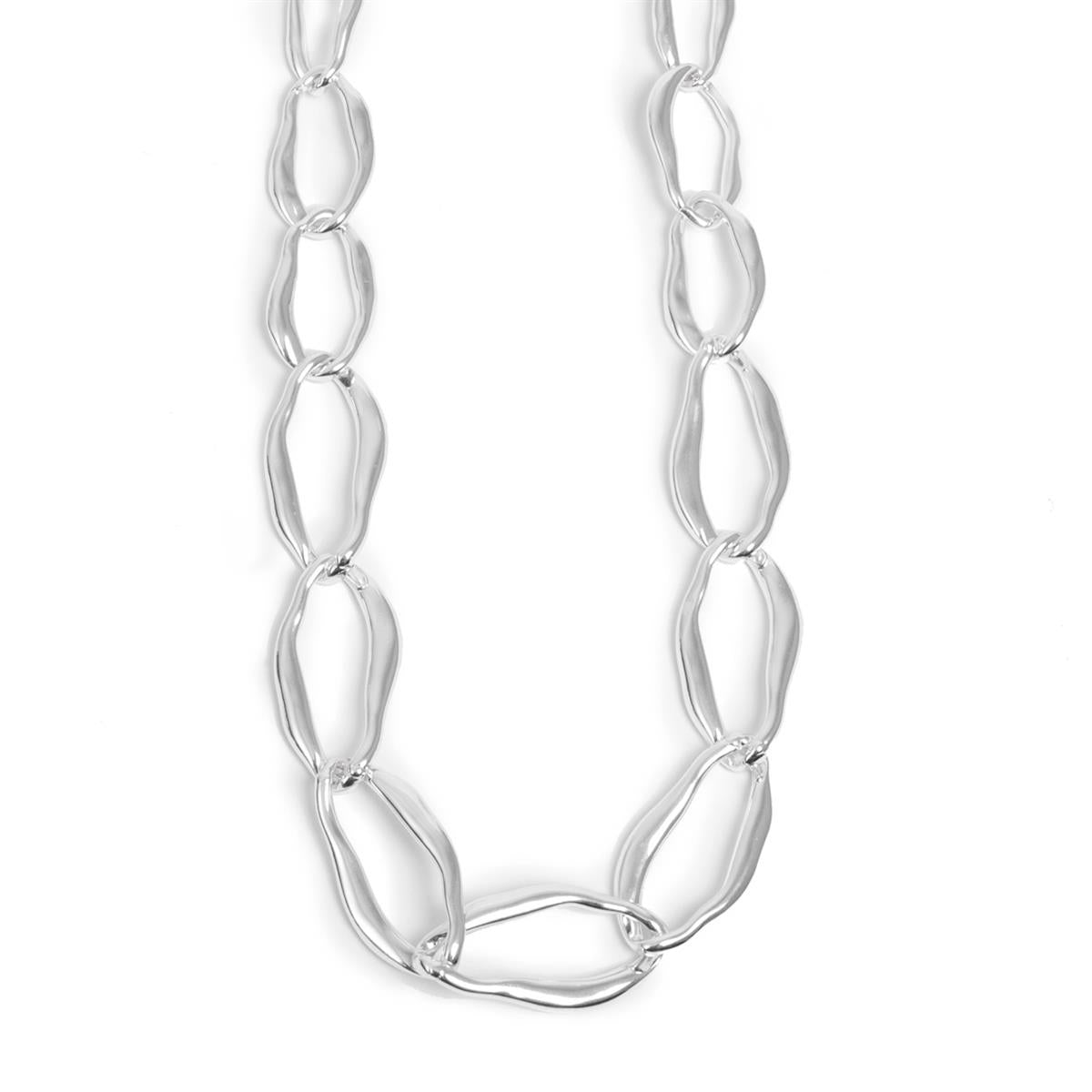 Statement keðja | Sculptured | Silfur