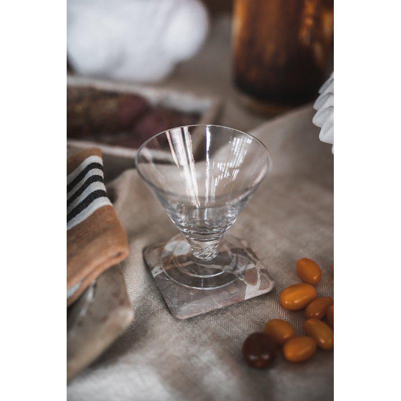 JAKOBSDALS | MARBLE COASTER |  4 Glasamottur