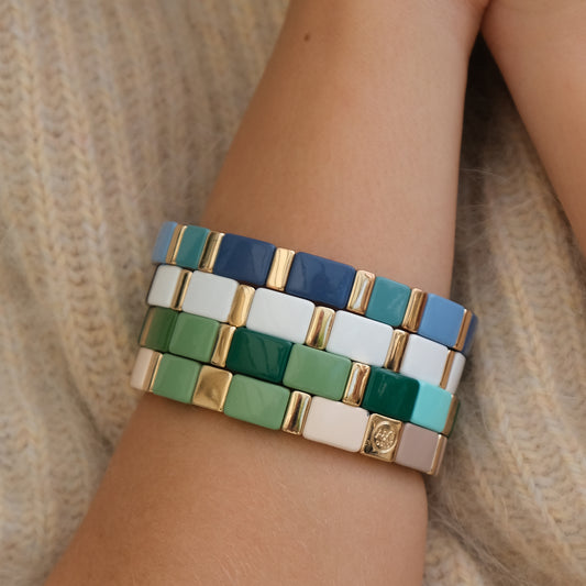 Armband | Enamel tiles