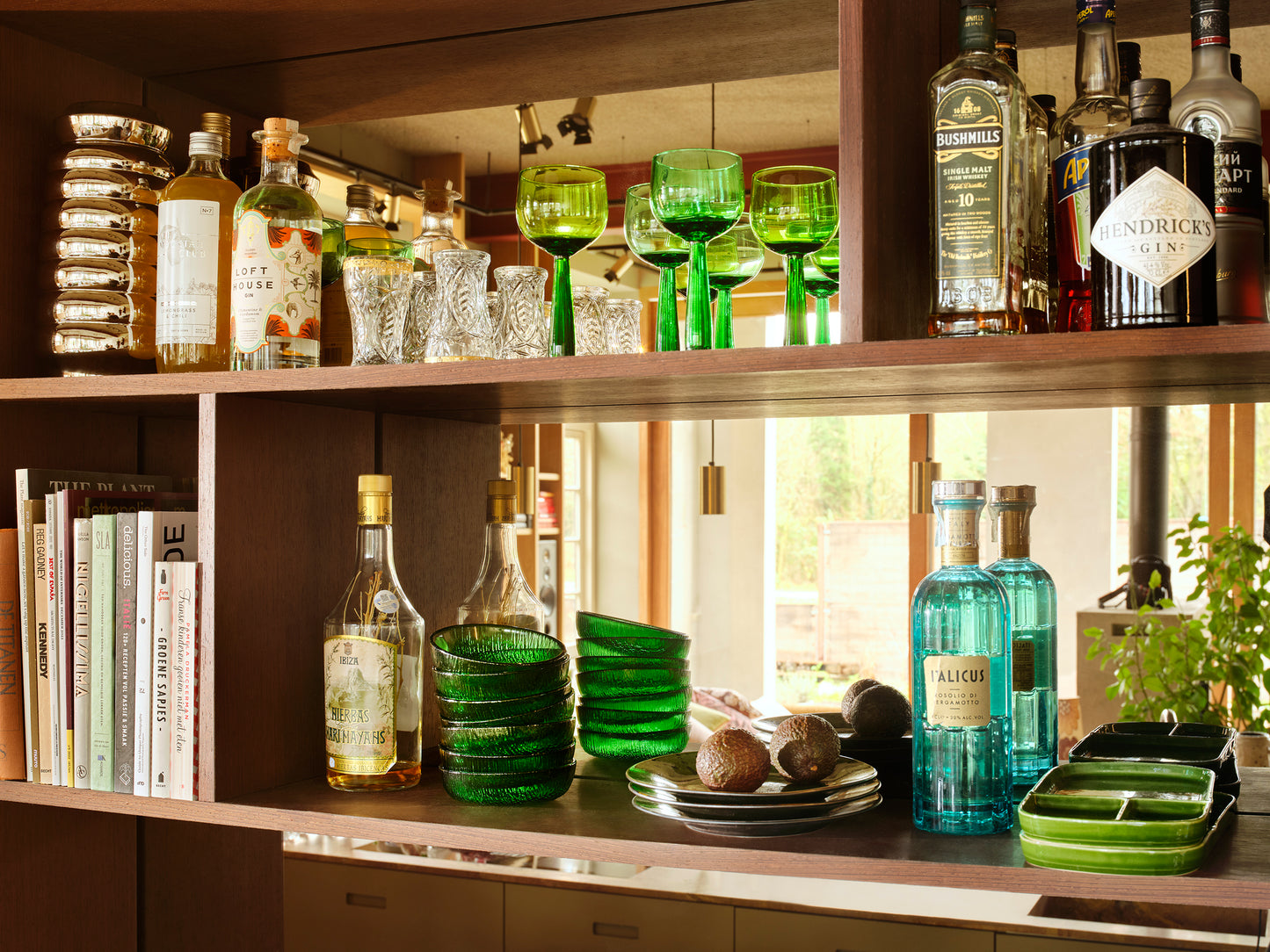 HKLIVING | The emeralds | Glös 4 saman | há
