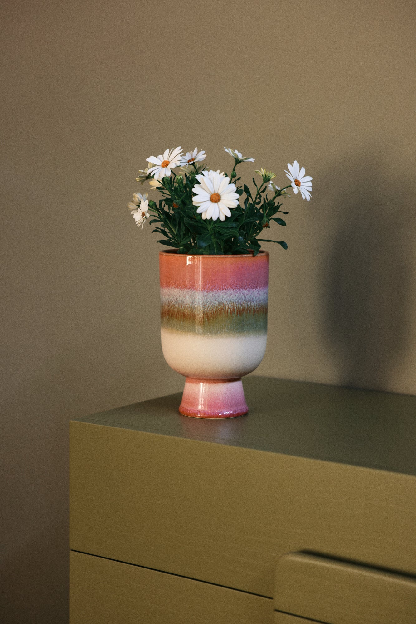 HKLIVING | 70s Ceramics | Retro blómapottur | Rosefield