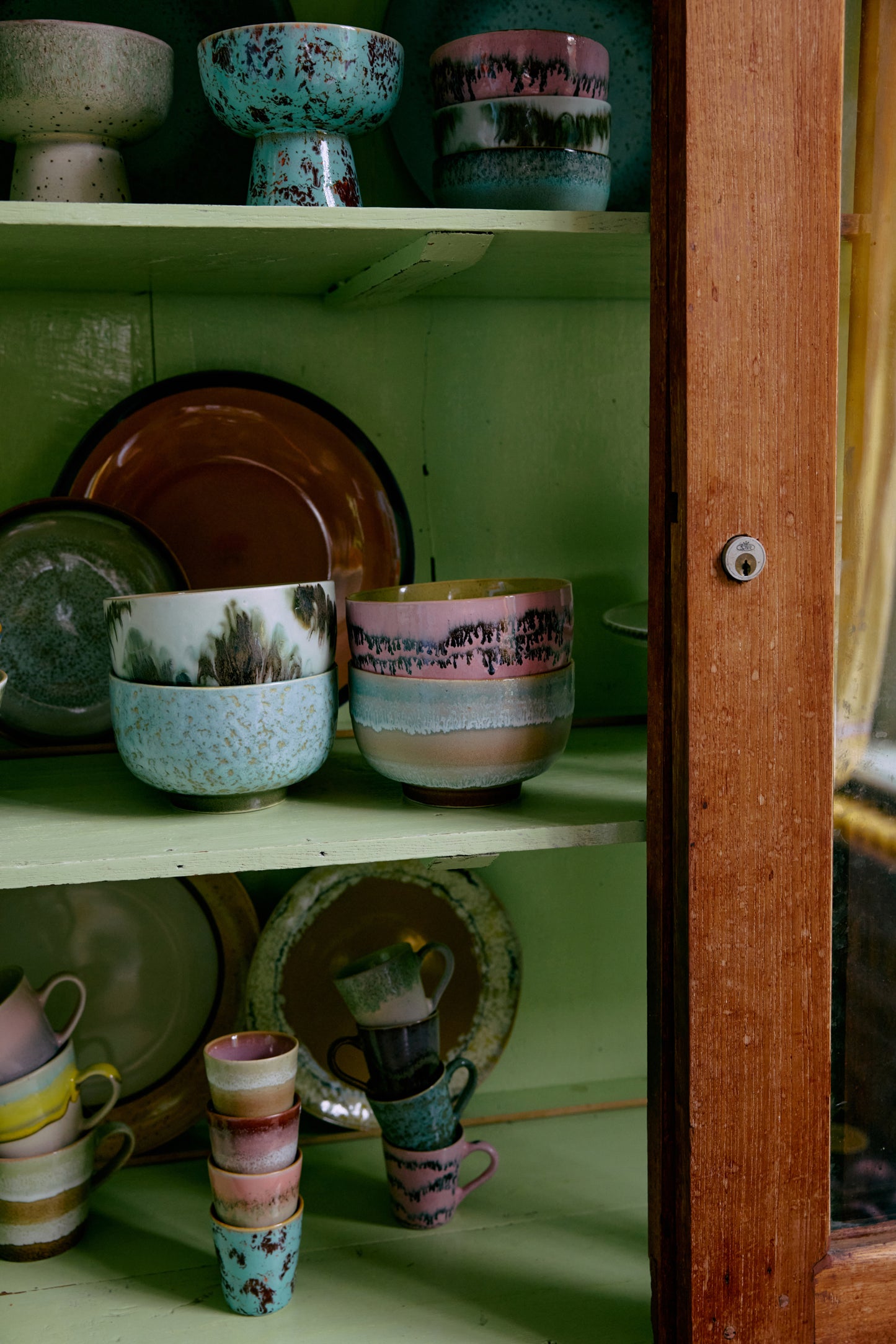 HKLIVING | 70s ceramics | Núðlu skálar | Dada | 4 saman