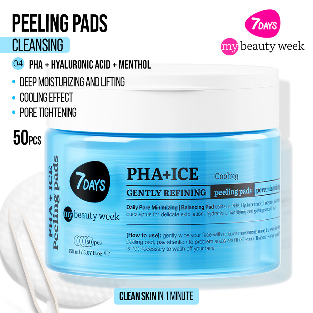 7DAYS | PHA + ICE Gently Refining | Hreinsipúðar fyrir andlit |  PHA+ICE