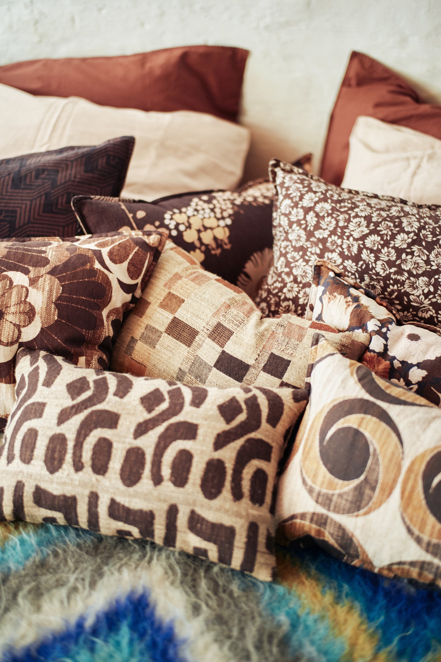 HKLIVING | Púði | Silki | Rustic