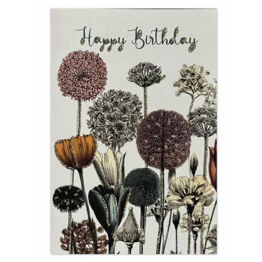 Vanilla Fly | Kort | Happy Birthday Wild Flowers