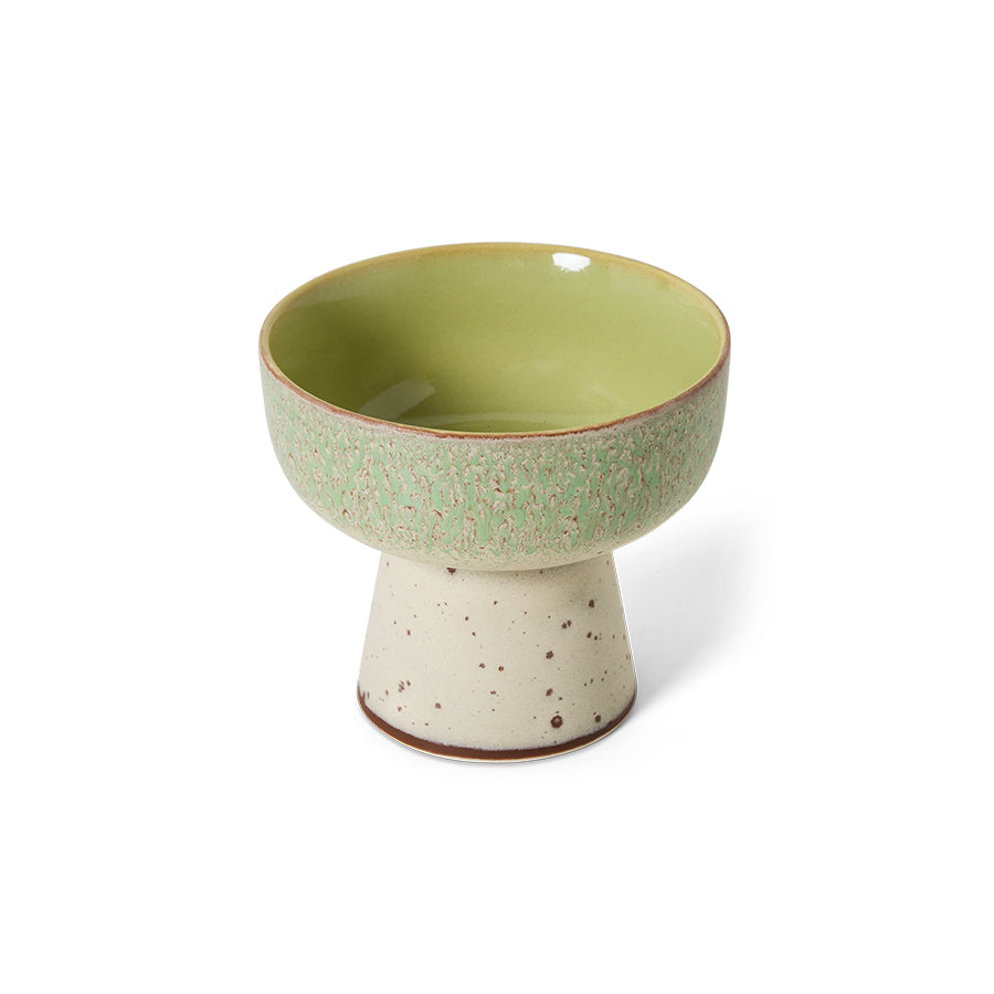 FORSALA | Lendir 29. Maí | HKLIVING | 70s Ceramics | Tapas Skál á fæti | slush