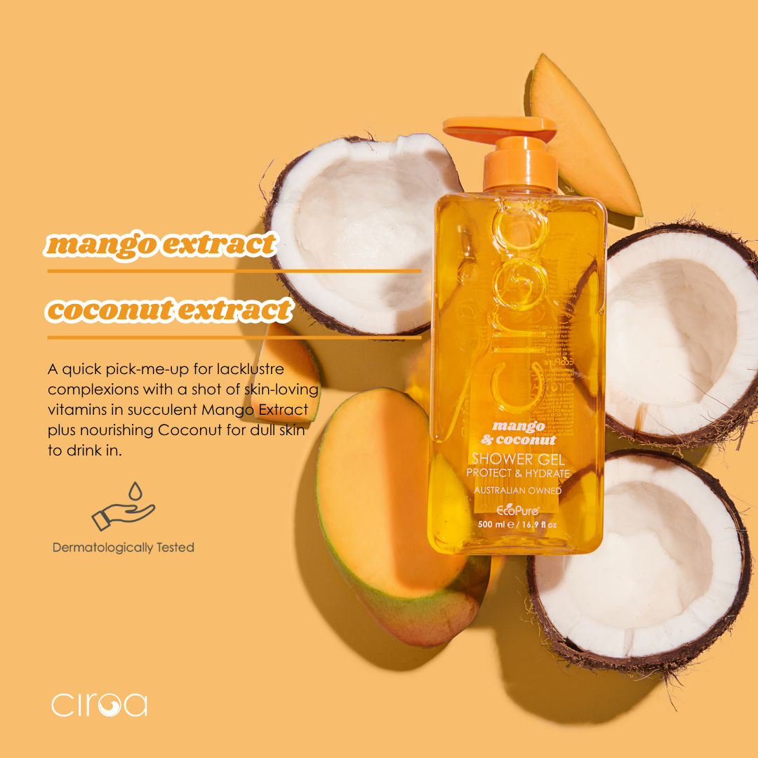 Ciroa Beauty | Sturtugel | Mango og Kókoshnetu | 350 ml