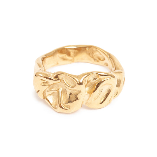 Hringur | Crinkle | Steel Crystal Coll