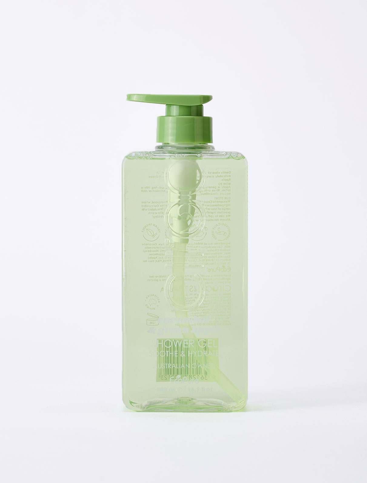 Ciroa Beauty | Sturtugel | Græn epli og gúrka | 500 ml
