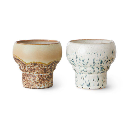 FORSALA| Lendir 29. Maí | HKLIVING | 70s ceramics | Lungo | 2 saman | Coral