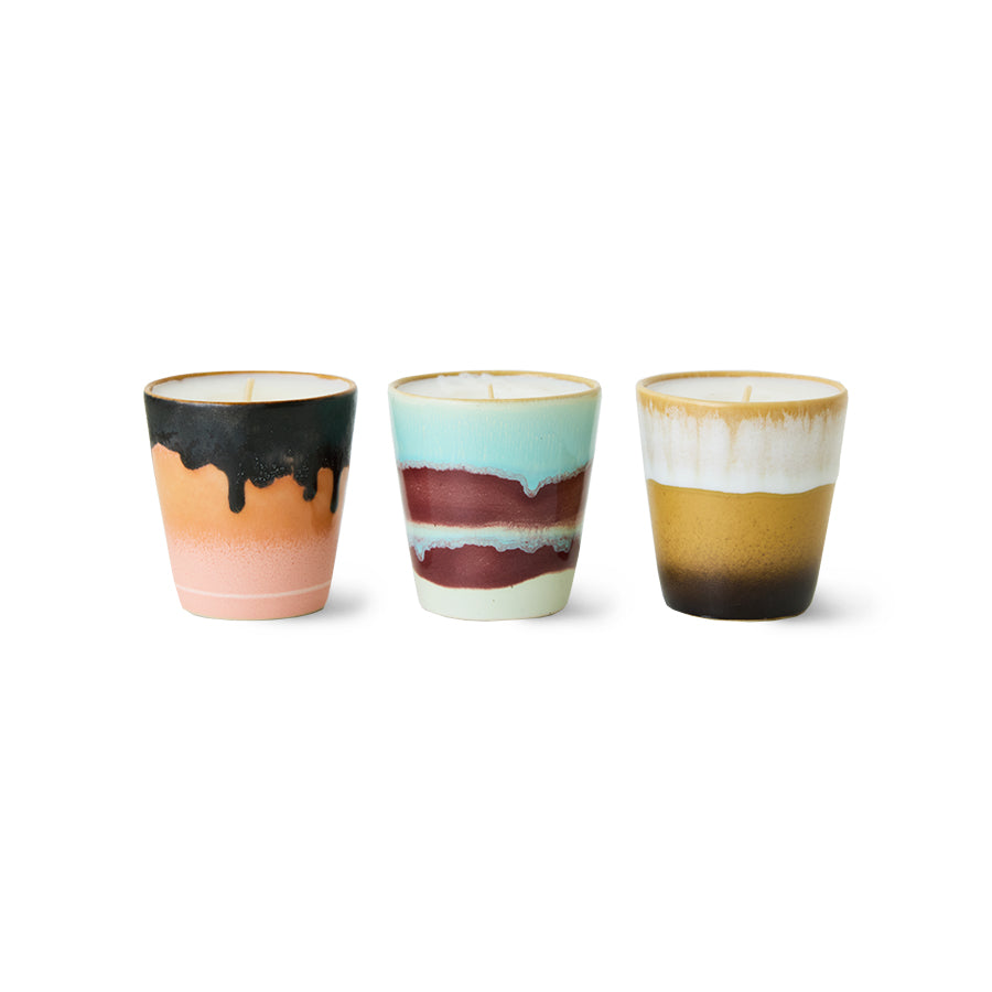 HKLIVING | 70s Ceramics | Frost and Firewood | 3 kerti saman