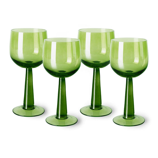 HKLIVING | The emeralds | Glös 4 saman | há