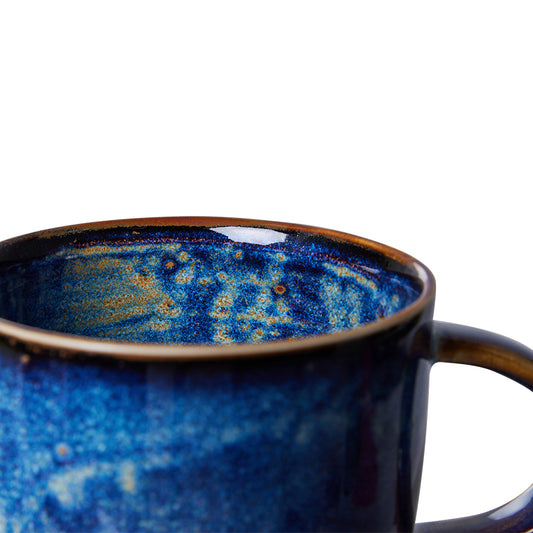 HKLIVING | 70s ceramics | Kaffibolli | Rustic blue