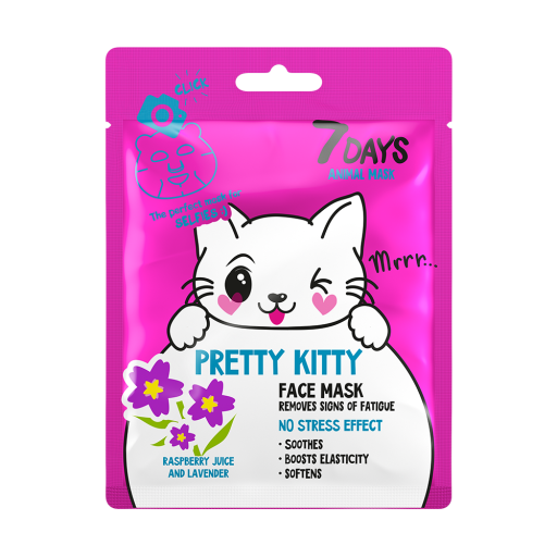 7DAYS | Andlitsmaski | Dýra | PRETTY KITTY