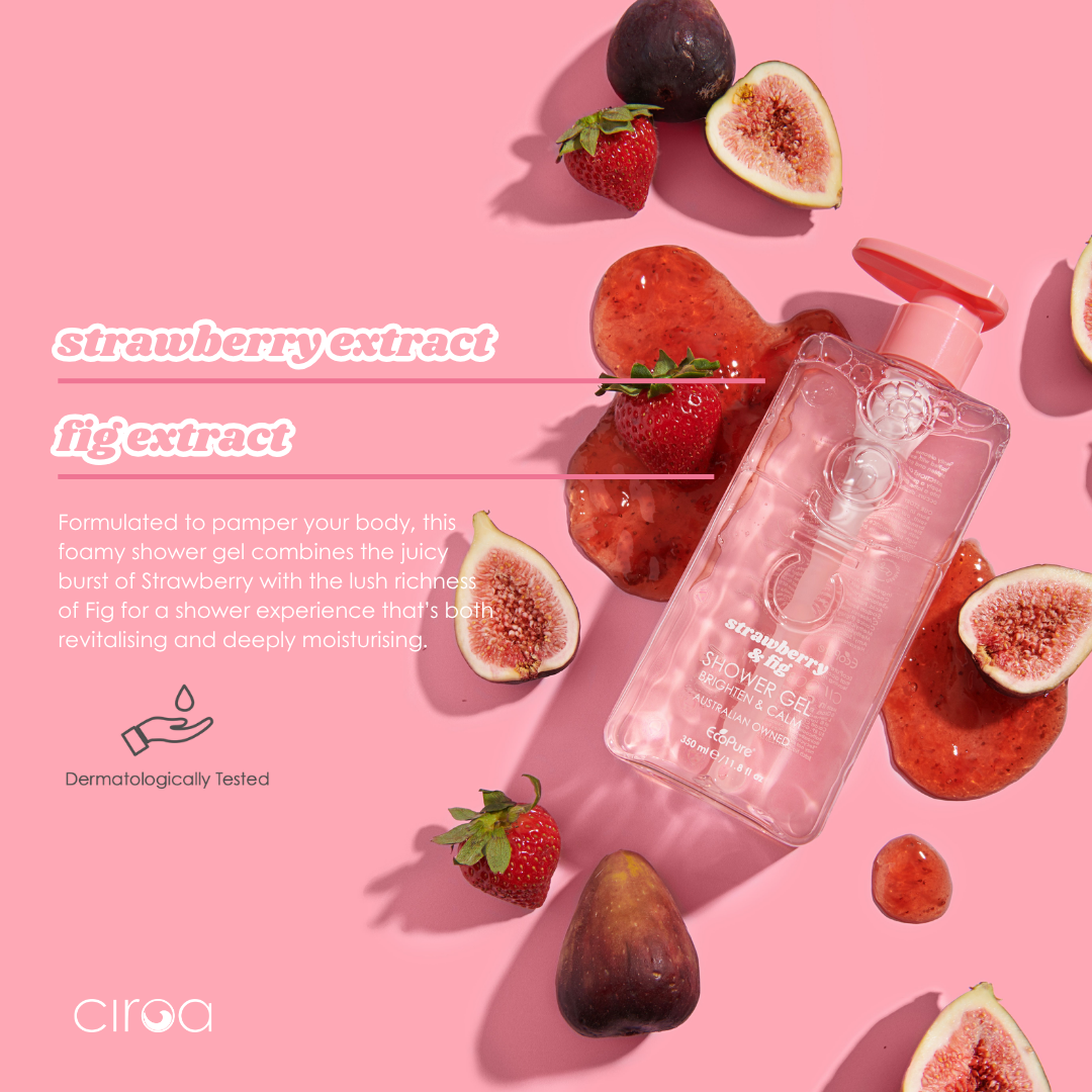 Ciroa Beauty | Sturtugel | Jarðaberja og fíkju | 500 ml