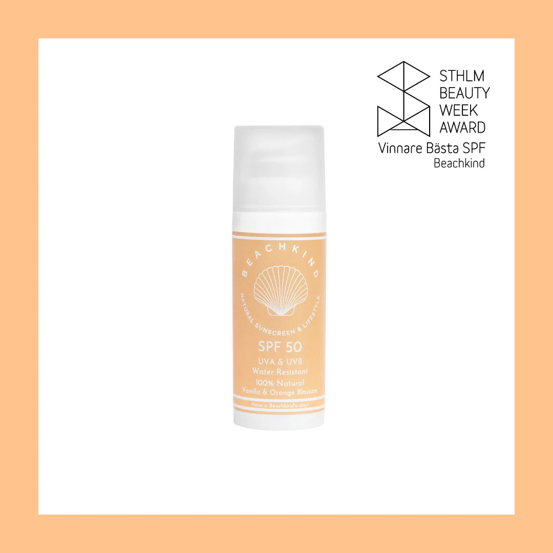 Sólarvörn | Beachkind Natural Sunscreen SPF 50 | 50 ml