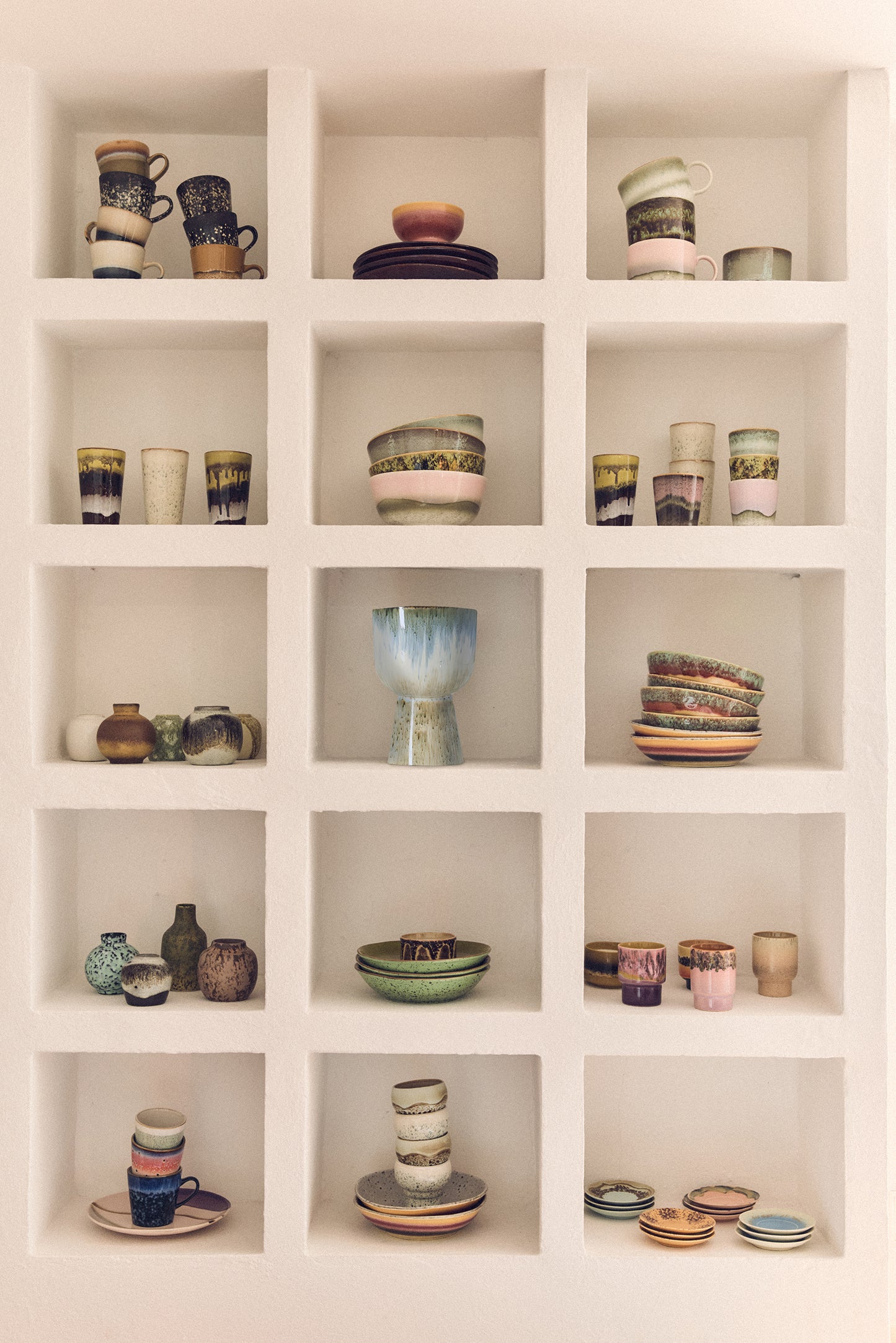 FORSALA | Lendir 29. Maí | HKLIVING | 70s ceramics | Kaffibolli | Petal
