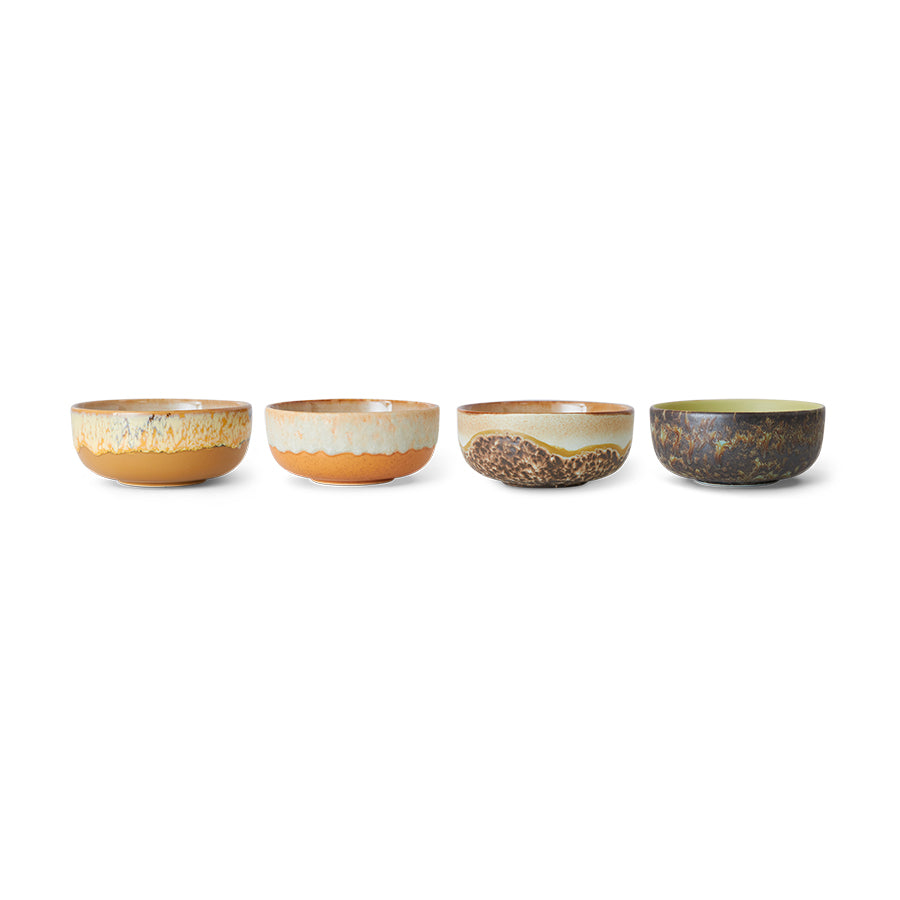 HKLIVING | 70s Ceramics | Skálar | Drift | 4 saman