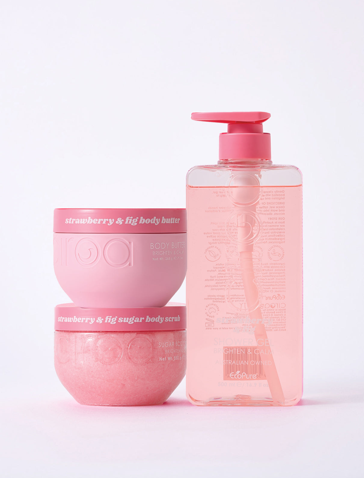 Ciroa Beauty | Sturtugel | Jarðaberja og fíkju | 500 ml