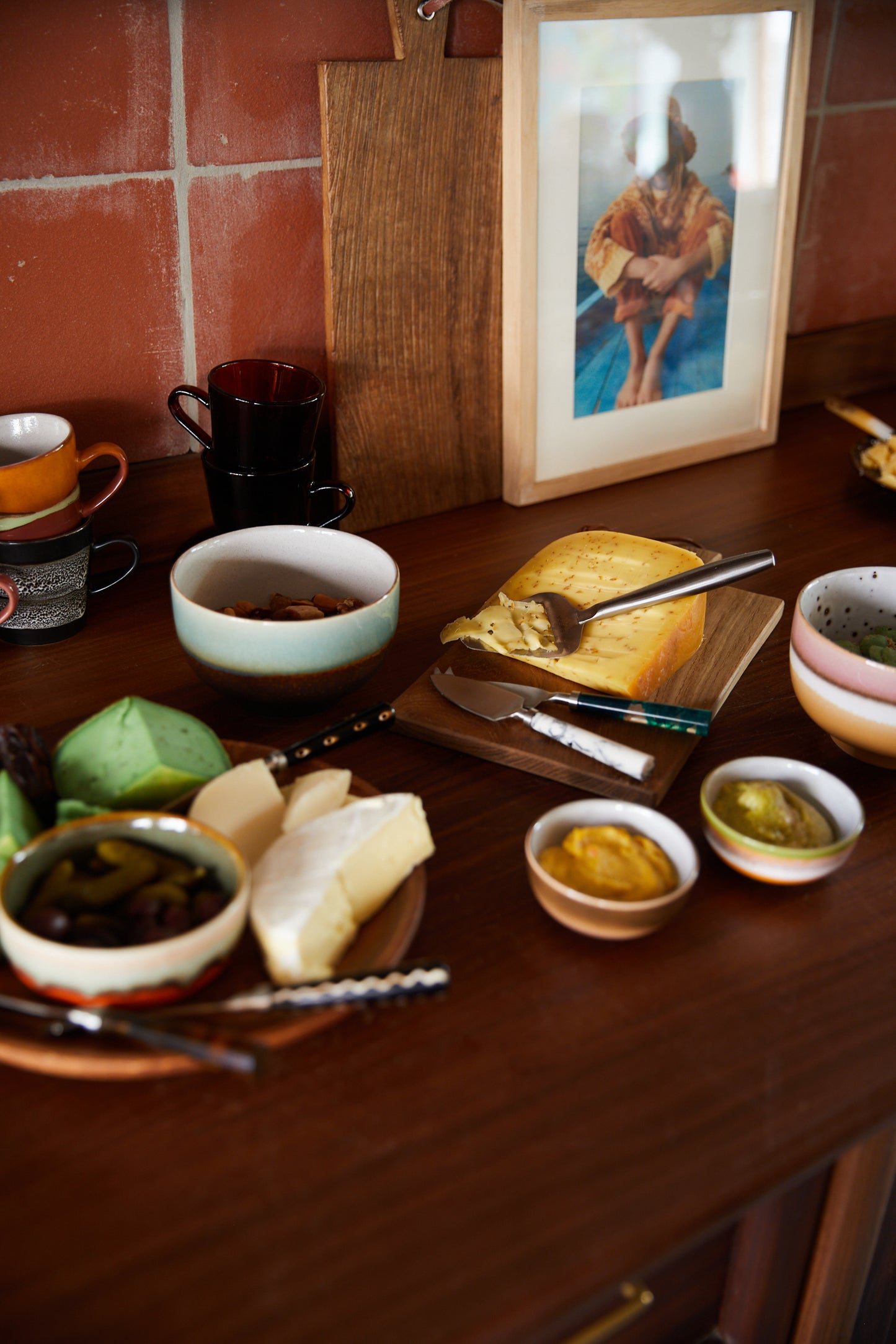 HKLIVING | 70s Ceramics | Skálar | Geyser | 4 saman