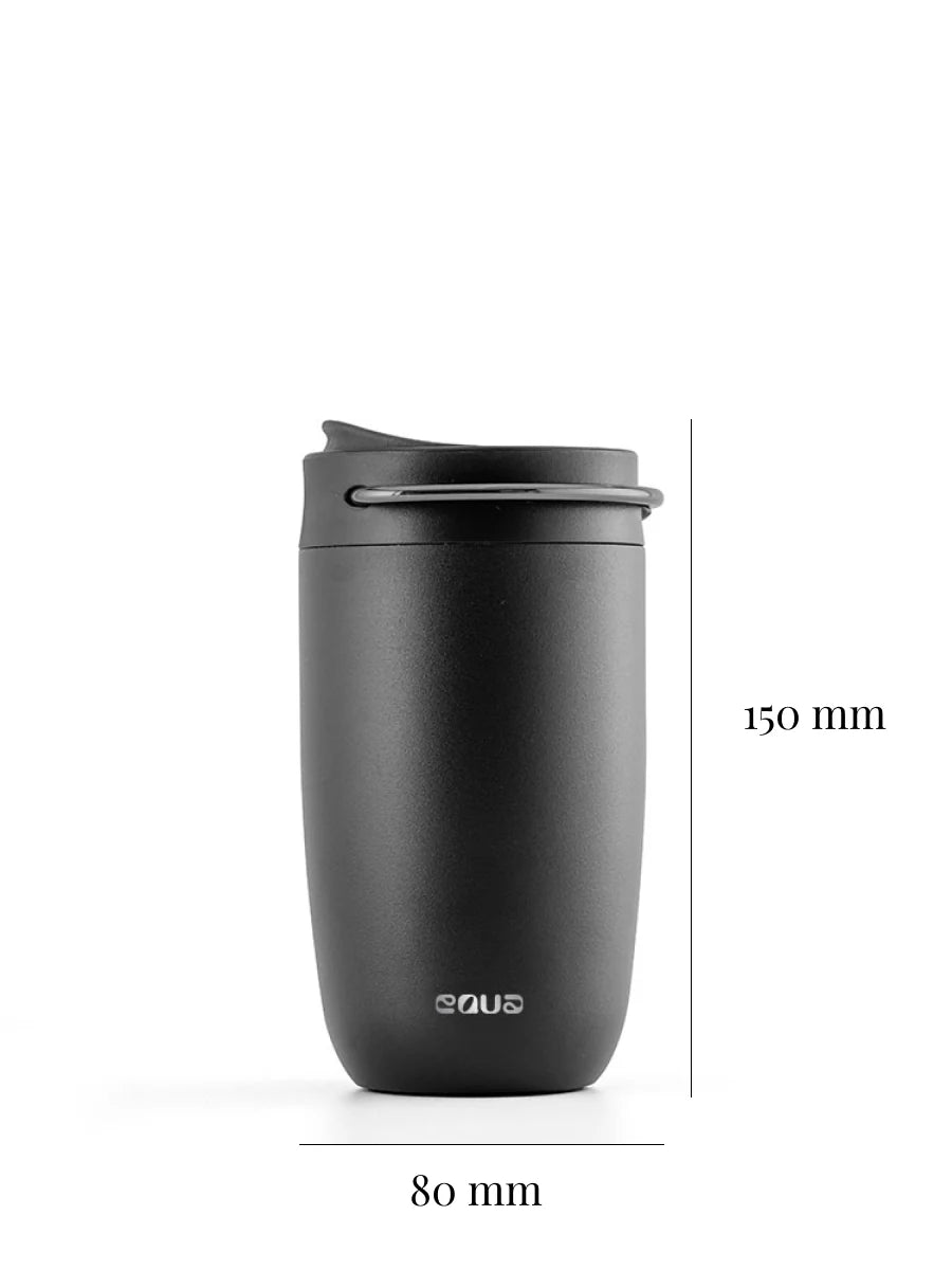 EQUA | Coffee Cup | | 300 ml | Black