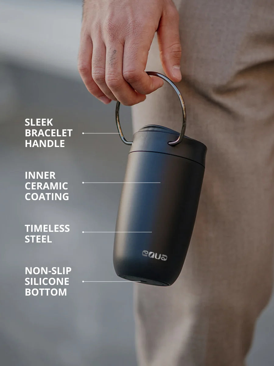 EQUA | Coffee Cup | | 300 ml | Black