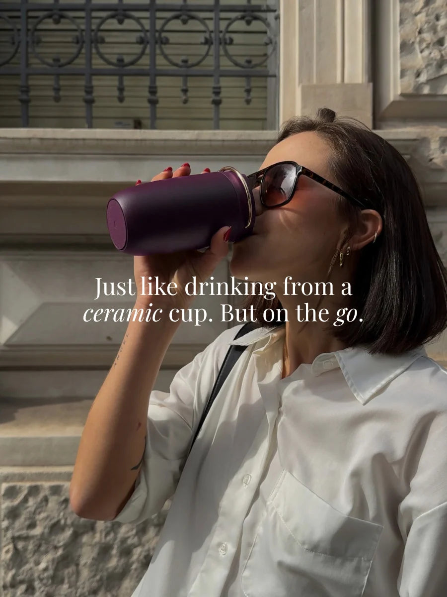 EQUA | Coffee Cup | | 300 ml | Mulberry