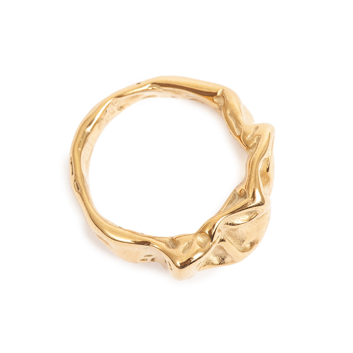 Hringur | Crinkle | Steel Crystal Coll