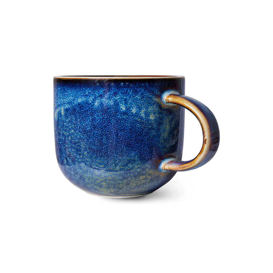HKLIVING | 70s ceramics | Kaffibolli | Rustic blue