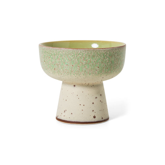 FORSALA | Lendir 29. Maí | HKLIVING | 70s Ceramics | Tapas Skál á fæti | slush