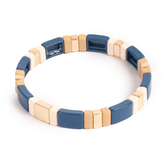 Armband | Enamel tiles | 19 cm