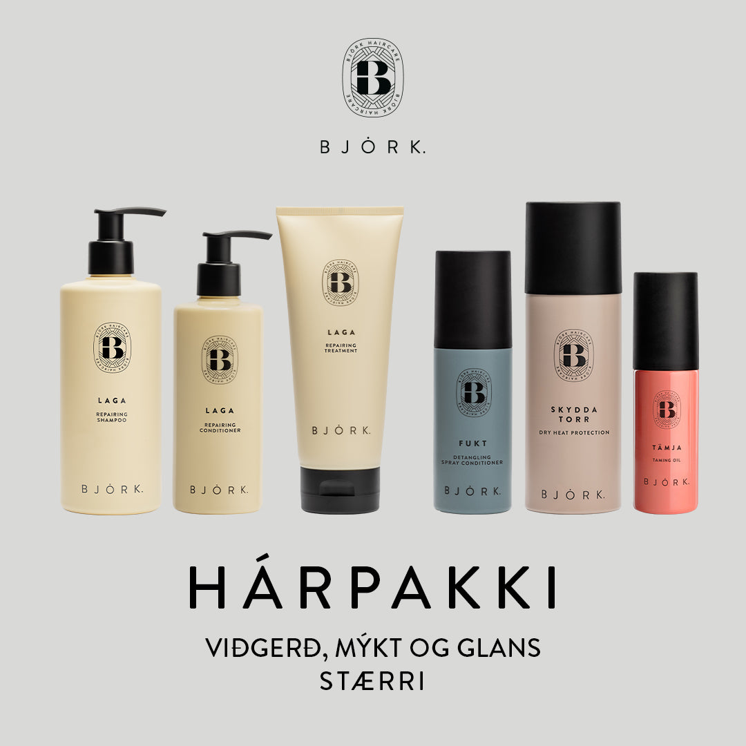 Viðgerð, mýkt og glans| Hárpakki |