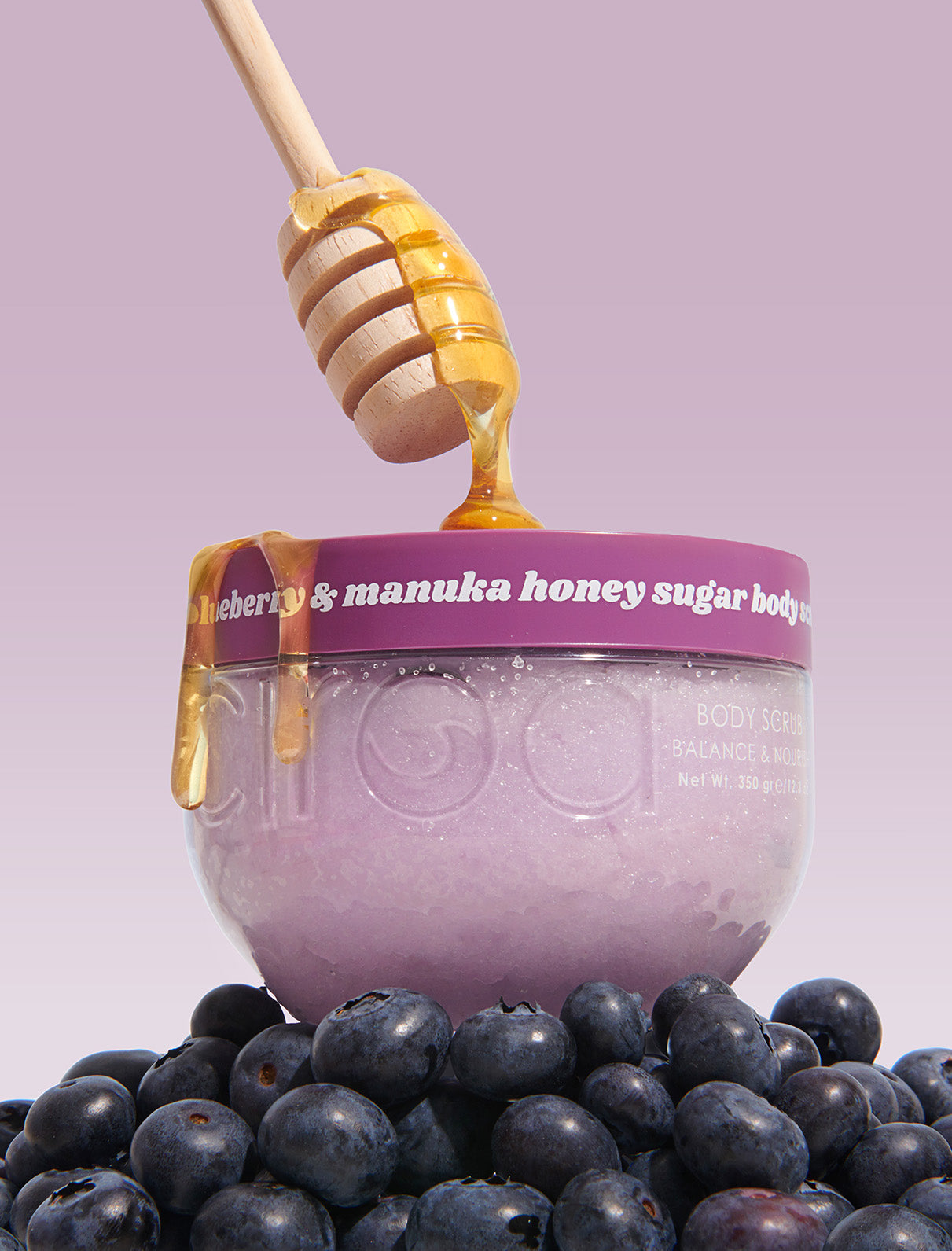 Ciroa Beauty | Líkamsskrúbbur |  Bláber og manuka hunang | FORSALA | Væntanlegt 20. Des (með fyrirvara) |