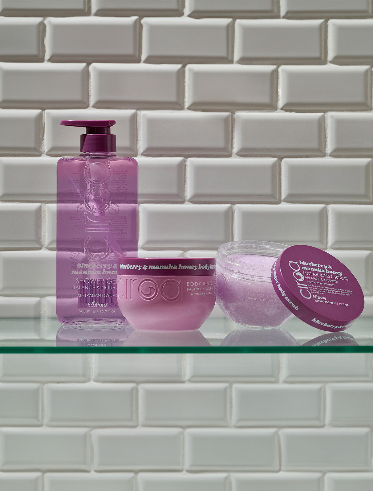 Ciroa Beauty | Sturtugel | Bláber og manuka hunang | 500 ml