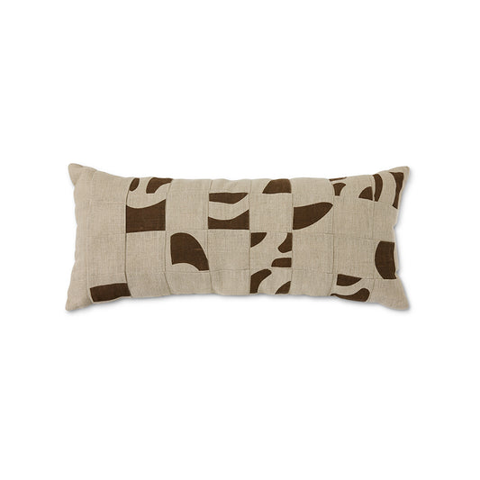 HKLIVING| Púði | Natural patched | 30x70 cm