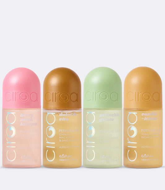 Ciroa Beauty | SETT með 4  | Bodycare Líkamssprey | 10,5% afsláttur