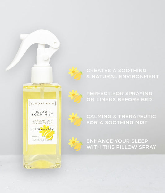Sunday Rain  | Chamomile & Ylang Ylang | Pillow and room mist