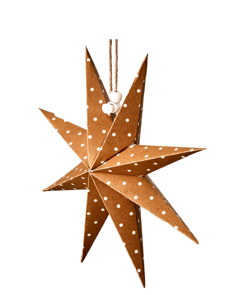 AFFARI OF SWEDEN | Stjarna | brún og hvít | Lítil