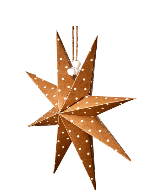 AFFARI OF SWEDEN | Stjarna | brún og hvít | Lítil