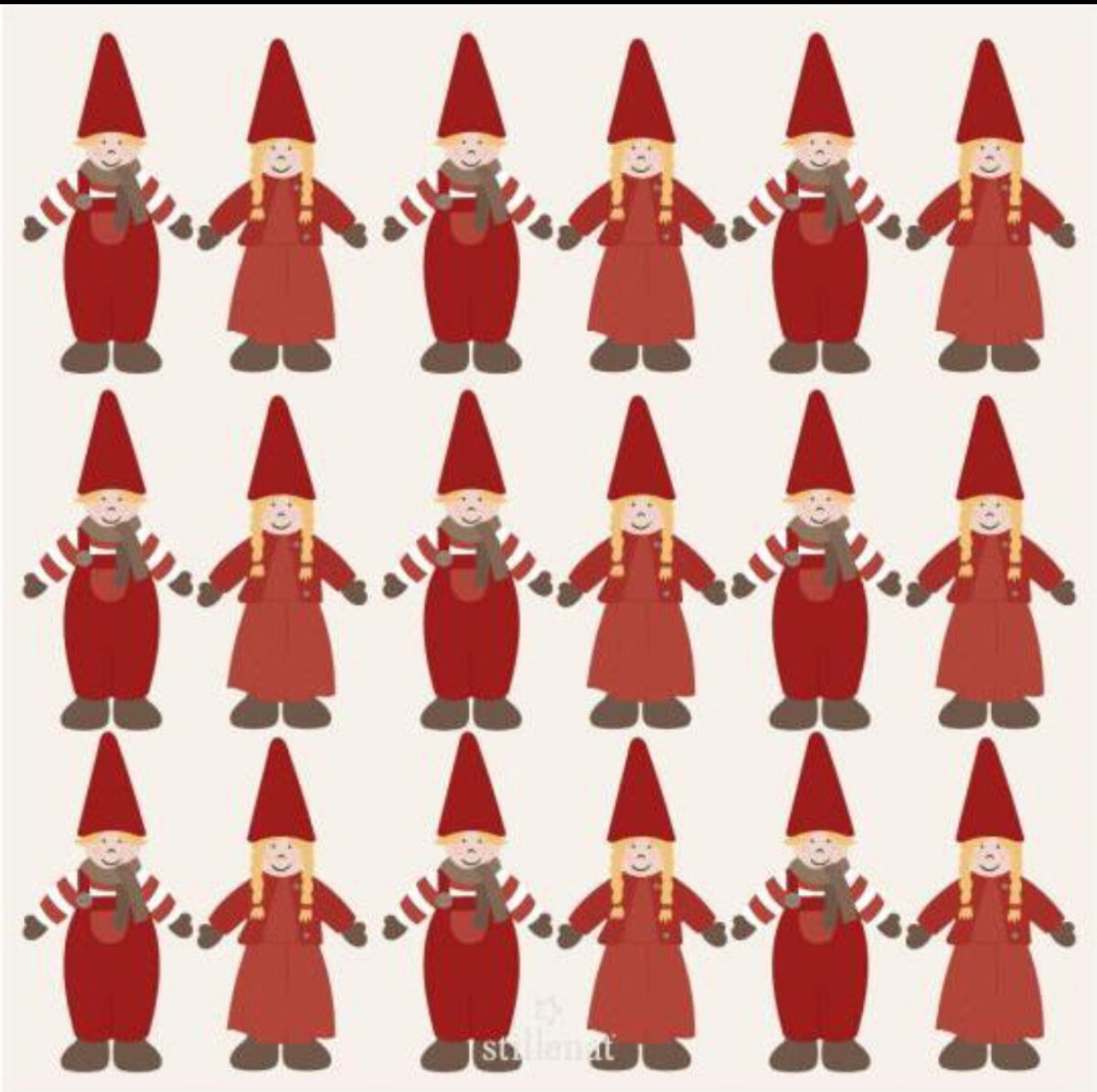 Servíettur | Santas helper | 16stk