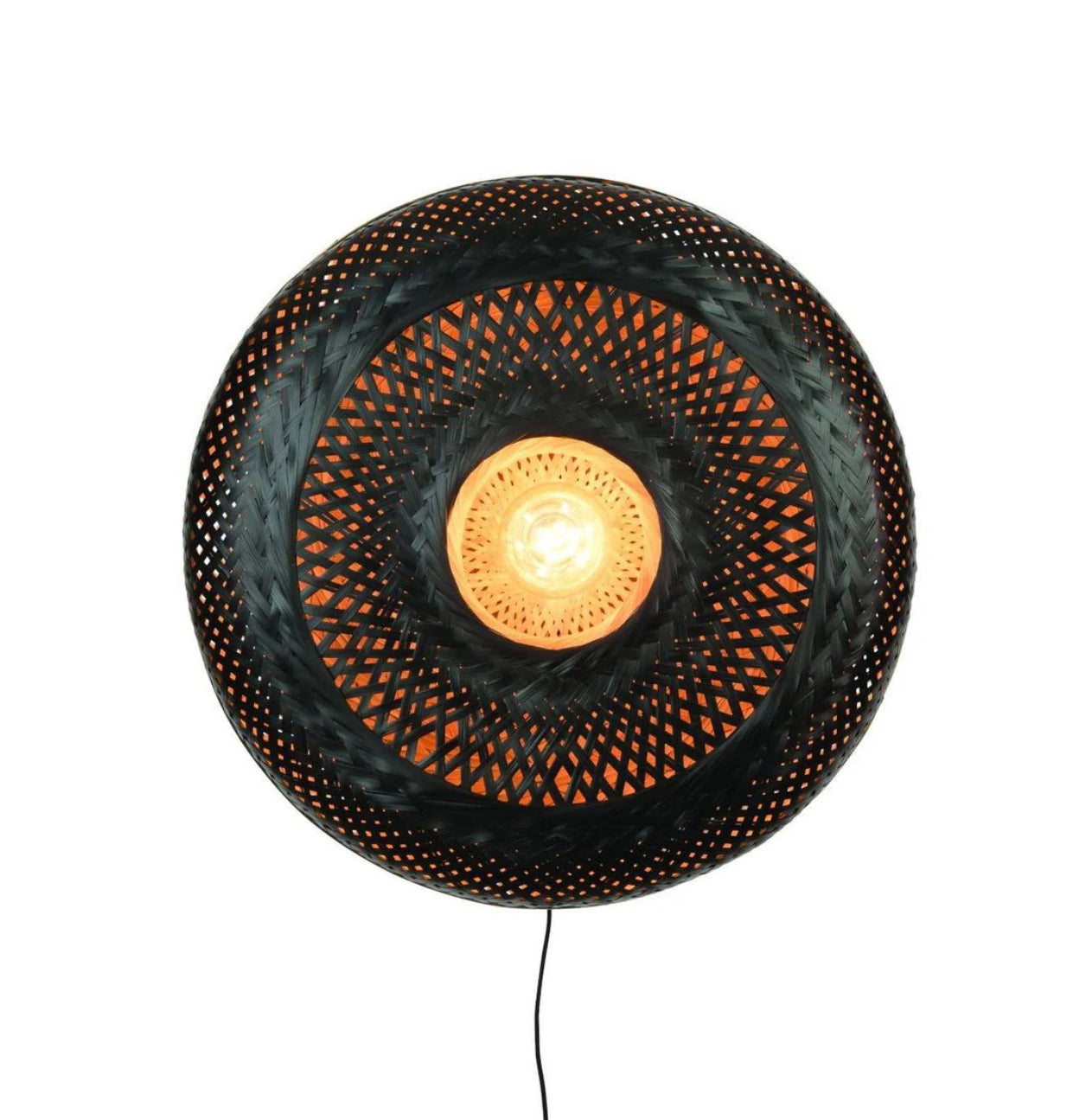 GOOD&MOJO | Veggljós | Light Palawan Bamboo| 60cm | Svart