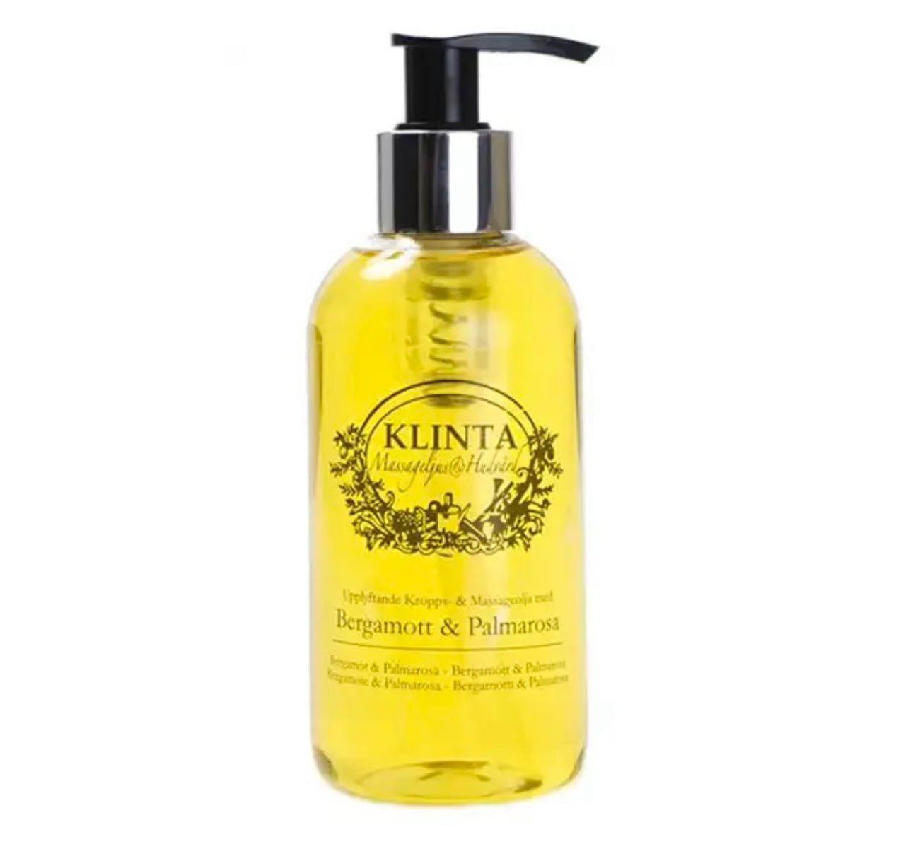 Klinta | Nudd og líkamsolía | Bergamot & Palmarsosa