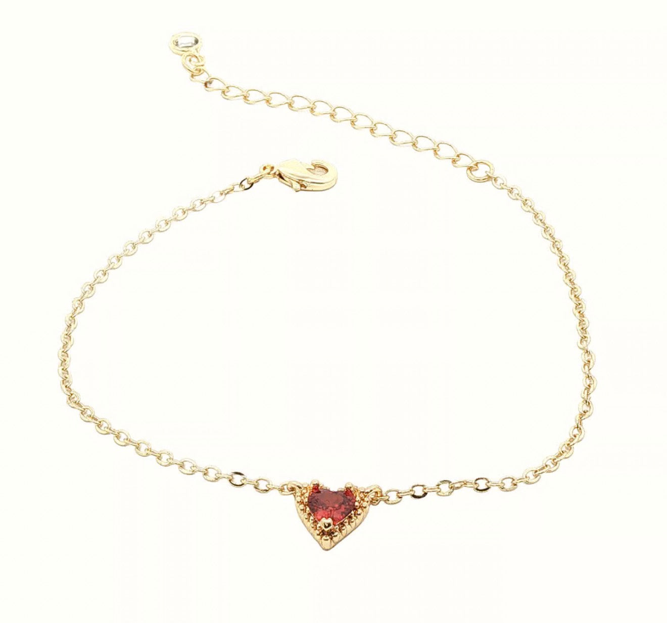 Just Oslo | Armband | Rautt hjarta