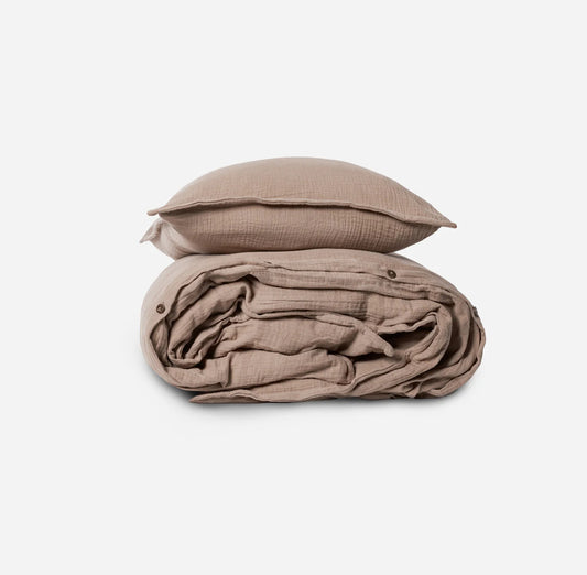 APPRECIATE THE DETAILS | Muslin Cotton | Moody Moccha | Sængurverasett