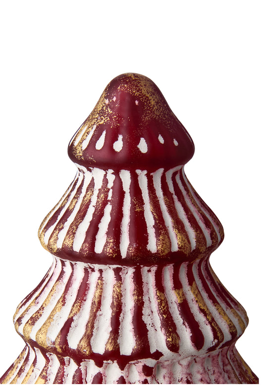 AFFARI OF SWEDEN | ALLY | Jólatré |Rautt og gyllt| 8x12