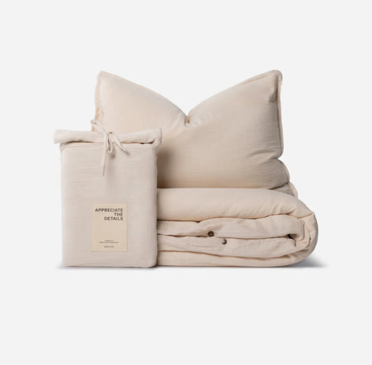 APPRECIATE THE DETAILS | Muslin Cotton | Caramel Macchiato | Sængurverasett