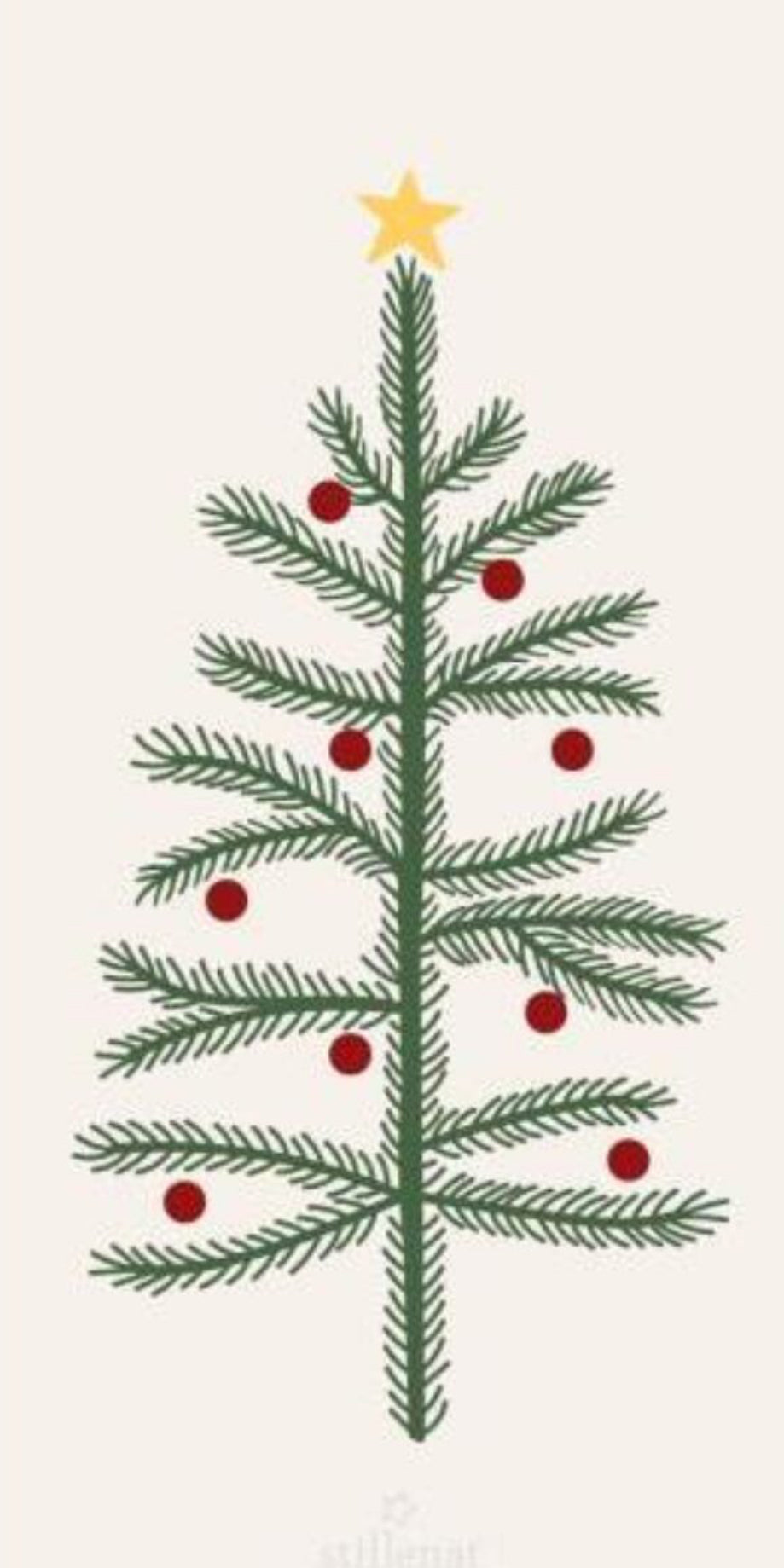 Servíettur | Christmas tree | 16stk